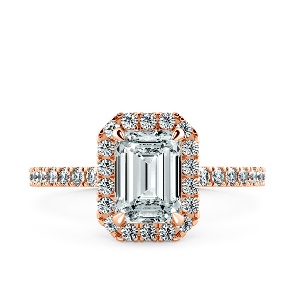 Nhẫn đính hôn Halo đai tấm NCH8202 2